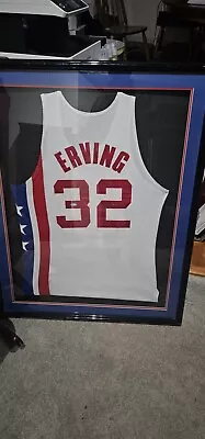 JULIUS  DR. J.  ERVING - JERSEY SIGNED Upper Deck Authenticated • $600