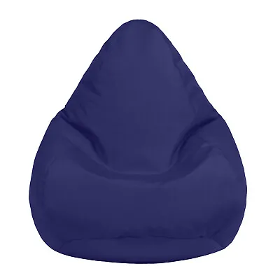 Loft 25 Navy Indoor/Outdoor Kids Bean Bag Chair Children's Gaming Beanbag Seat • £39.97