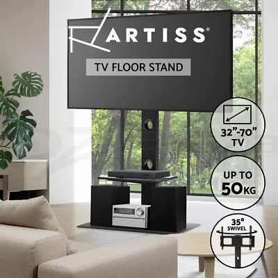 $99.95 • Buy Artiss TV Mount Stand Bracket Swivel Floor Shelf 32 To 70 Inch Universal