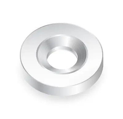 5/8 Inch Countersunk Steel Disc Blank Metal Strike Plates/Washers (60 Pack) • $19.99