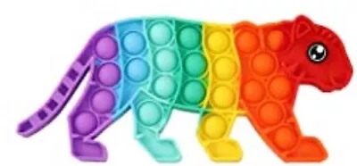£3.99 • Buy Tiger Shape Push Popper / Fidget Toy