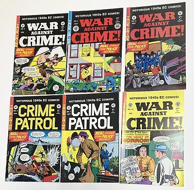 6 EC Reprint War Against Crime #48-10 And Crime Patrol #78  Lst VAULTKEEPER • $19.99