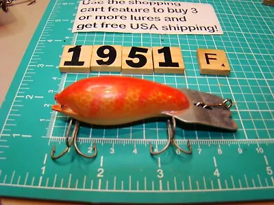 V1951 F Arbogast Mud Bug Fishing Lure • $9.95