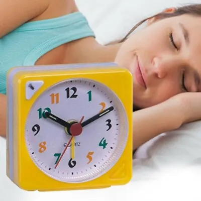 $13.99 • Buy Bedside Small Silent No Tick Alarm Clock Quartz Battery Operated Wake Up Clocks