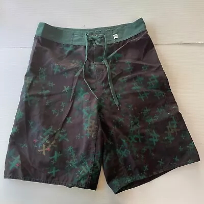 Tooheys Extra Dry Board Shorts Mens Size 32 Waist Green Beach Surf Summer Fit • $32.95