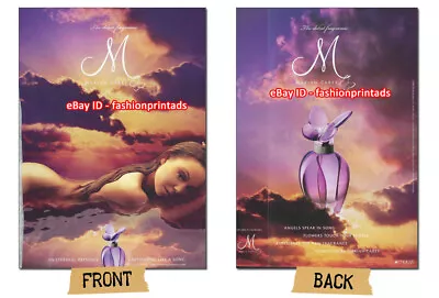 MARIAH CAREY Fragrances 2-Page Magazine PRINT AD 2007 • £5.79