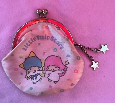 Little Twin Stars Vintage Change Purse C1976 1984 Sanrio Made In Japan • $16