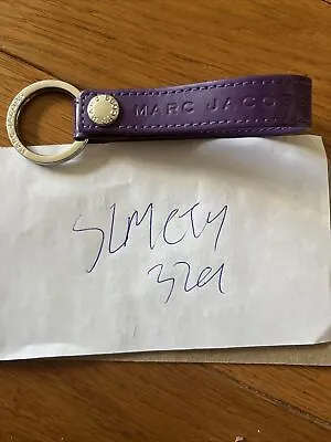 £57.25 • Buy New Marc Jacobs Key Loop Ring Key Chain Purple In Hand Ships Now Rare