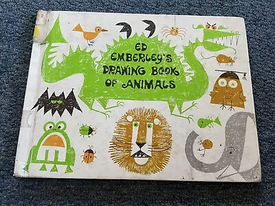 Ed Emberley’s Drawing Book Of Animals 1970 • $8