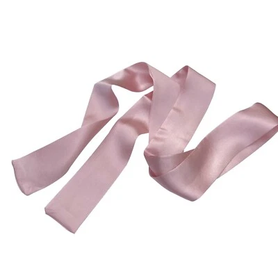 95X3.5CM Natural Mulberry Silk Scarf Hair Tie Headband Bag Handle Cover 2sides • $9.99