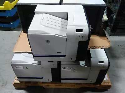 Lot Of 7 HP LaserJet M551 Color Laser Printers Dots On Print Out AS-IS • $481.95