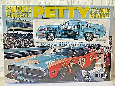 £49.99 • Buy MPC 1/16th Scale Petty 1973 Dodge Charger Model Kit