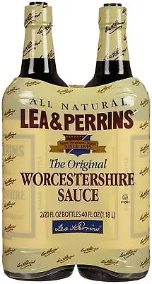 Lea & Perrins Worcestershire Sauce 20 Fluid Ounce (Pack Of 2) • $37.30