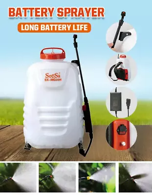 SeeSa 20L Garden Weed Sprayer Electric Battery Backpack Portable Spot Spray Farm • $79