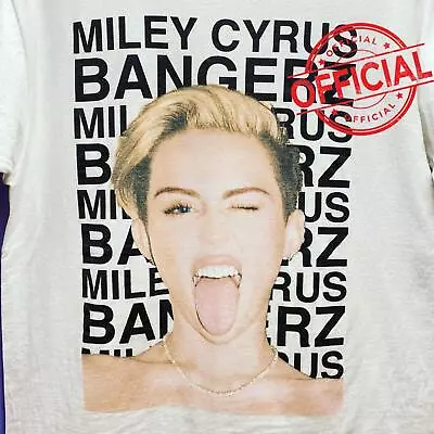 New Miley Cyrus Bangerz 2024 Tour T-Shirt Cotton Men All Size Shirt • $18.99