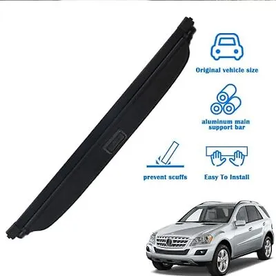 Retractable Trunk Cargo Cover For Mercedes Benz ML350 ML Series 2006-2011 • $69.99