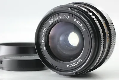 [EXC+++++ W/ Hood] Minolta M Rokkor 28mm F/2.8 Lens For CL CLE Leica M JAPAN • $219.99