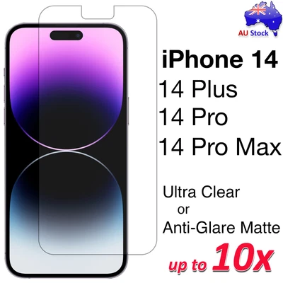 $3.99 • Buy Premium Clear | Anti-Glare Matte Screen Protector Film For IPhone 14 Pro 14 Plus