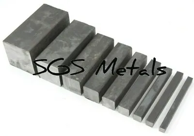 Mild Steel SOLID SQUARE BAR Excellent Range Of Sizes Available From UK Supplier • £3.50