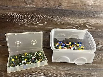 Mixed Lot Of Vintage Marbles - Various Sizes Unsorted Cats Eye  • $9.99