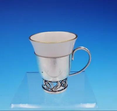 La Paglia By International Sterling Silver Demitasse Cup #118 Lenox Liner #3427 • $170.10