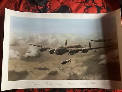 Lancaster Bomber Signed Print • £30