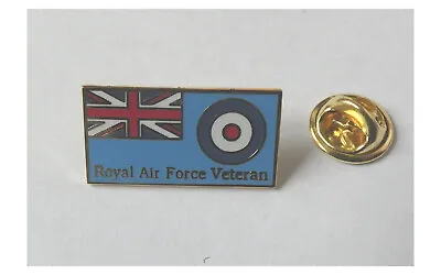 Royal Air Force (RAF) Veteran Pin Badge - Lapel Badge HM Forces Veteran Badge • £6