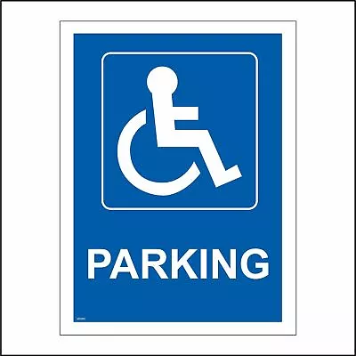 £2.95 • Buy Ve085 Disabled Parking Sign Hospital Workplace Office Hospital Supermarket Gp