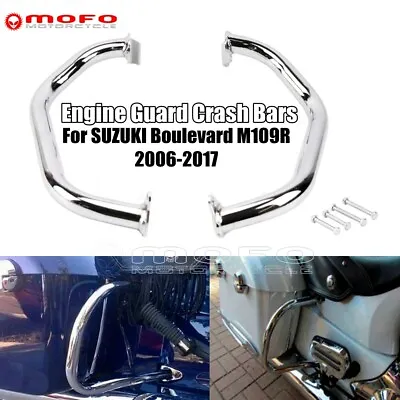 For Suzuki Boulevard M109R Models Chrome Engine Guard Crash Bars Kits 2006-2017 • $179.99