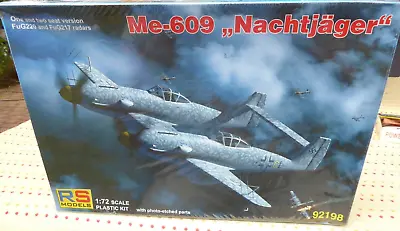 RS Models Aeroplane 1:72 Messerschmidt Me-609 Luftwaffe Ww II 2. Wk. Boxed • $102.71