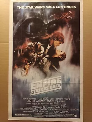 EMPIRE STRIKES BACK CineMasterpieces STAR WARS PRINTERS PROOF MOVIE POSTER 1980 • $100