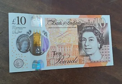 Queen Elizabeth II Uncirculated Consecutive UK Polymer £10 Ten Pound Note New • £25