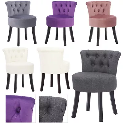 £55.95 • Buy Vanity Dressing Table Stool Soft Backrest Piano Seat Makeup Chair Bedroom Furnit