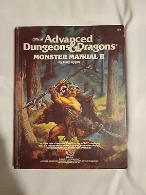 Advanced Dungeons & Dragons Monster Manual 2 TSR Excellent Condition Book 1983 • $60