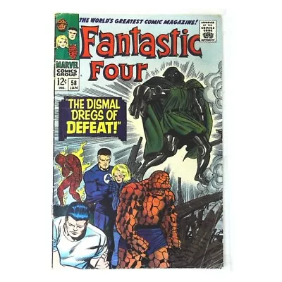 Fantastic Four (1961 Series) #58 In Fine Minus Condition. Marvel Comics [q% • £39.75