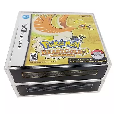 UV Display Case & Box Protector For Pokemon Heartgold / Soulsilver NTSC Only! • $19.99