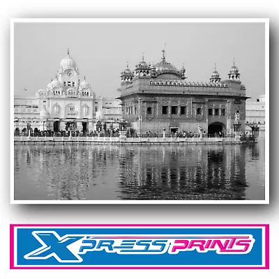 £6.99 • Buy Golden Temple Harmandir Sahib Poster Wall Art Print Picture Sikh Sikhism A3 A4