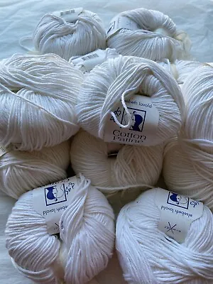Elsebeth Lavold Cotton Patine 110mtrs White Italy Studio Clearance Sale • $3.75