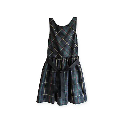 Polo Ralph Lauren Little Girl's Plaid Fit-And-Flare Dress Size 16 NWT- $79.50 • $55