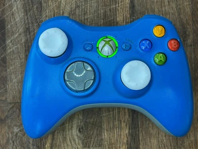 $24.95 • Buy Microsoft XBOX 360 OEM Wireless Blue Controller (Tested)
