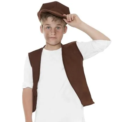 Childrens Fancy Dress Poor Victorian Urchin Boy Set Boys Book Day Kit By Smiffys • £13.50