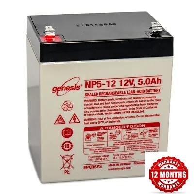 12V 5Ah Ion Block Rocker Job Rocker Tailgater - Replacement Battery (see List) • £19.98