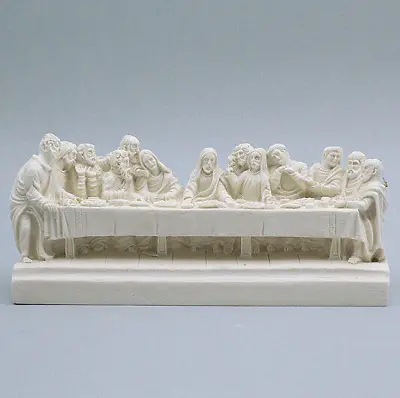 The Last Supper Statue Handmade Marble Cast Religious Sculpture • $63