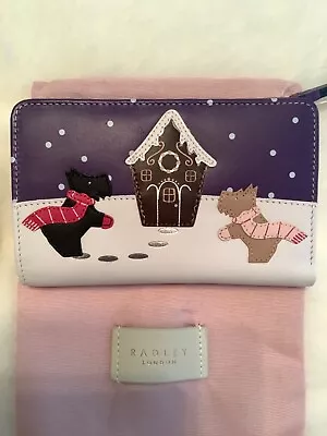 Radley London Home For The Holidays Medium Bi Fold Wallet Super Adorable Cute!! • £56.29