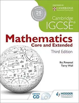 Cambridge IGCSE Mathematics Core And Extended 3ed + CD (Book & CD) • £7.87