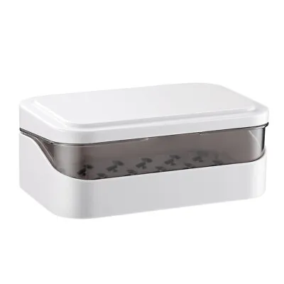 £7.59 • Buy 1pc Plastic Large Draining Bathroom Soap Dish Travel Soap Container