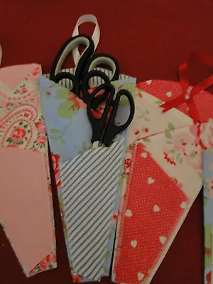£4.99 • Buy Hand Made Scissor Holder Cath Kidston /dogs/ Flamingo    Ideal /craft/ Xmas Gift