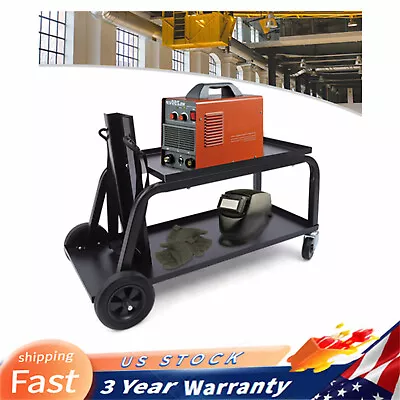 Professional Welder Welding Cart Plasma Cutter MIG TIG Universal Storage Tanks • $63.65