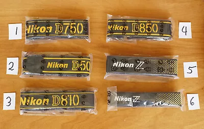 1x Genuine Nikon D 500 750 810 850 Z Camera Neck Strap ...NEW...021 • $19.90