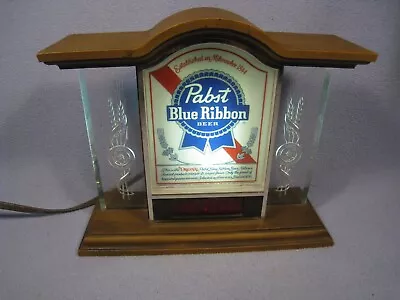 Working Vintage Digital Pabst Blue Ribbon Light And Clock • $99.99